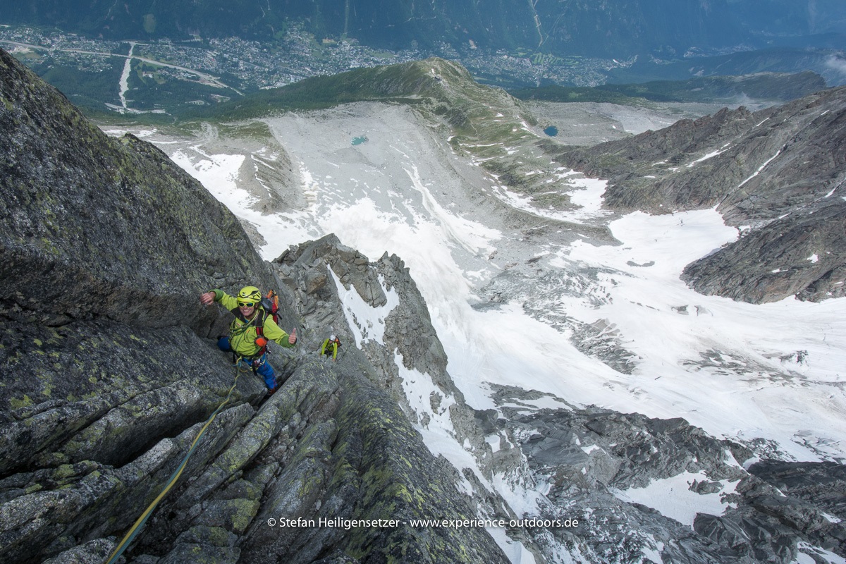 Tiefblick II - schon steil ..