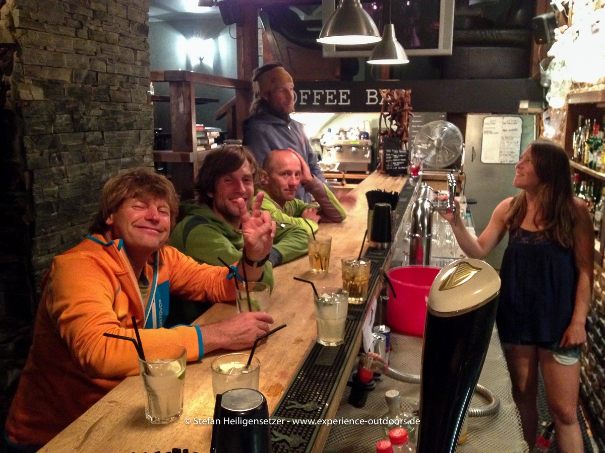 Gelungener Abschluss - Monkey Bar in Chamonix