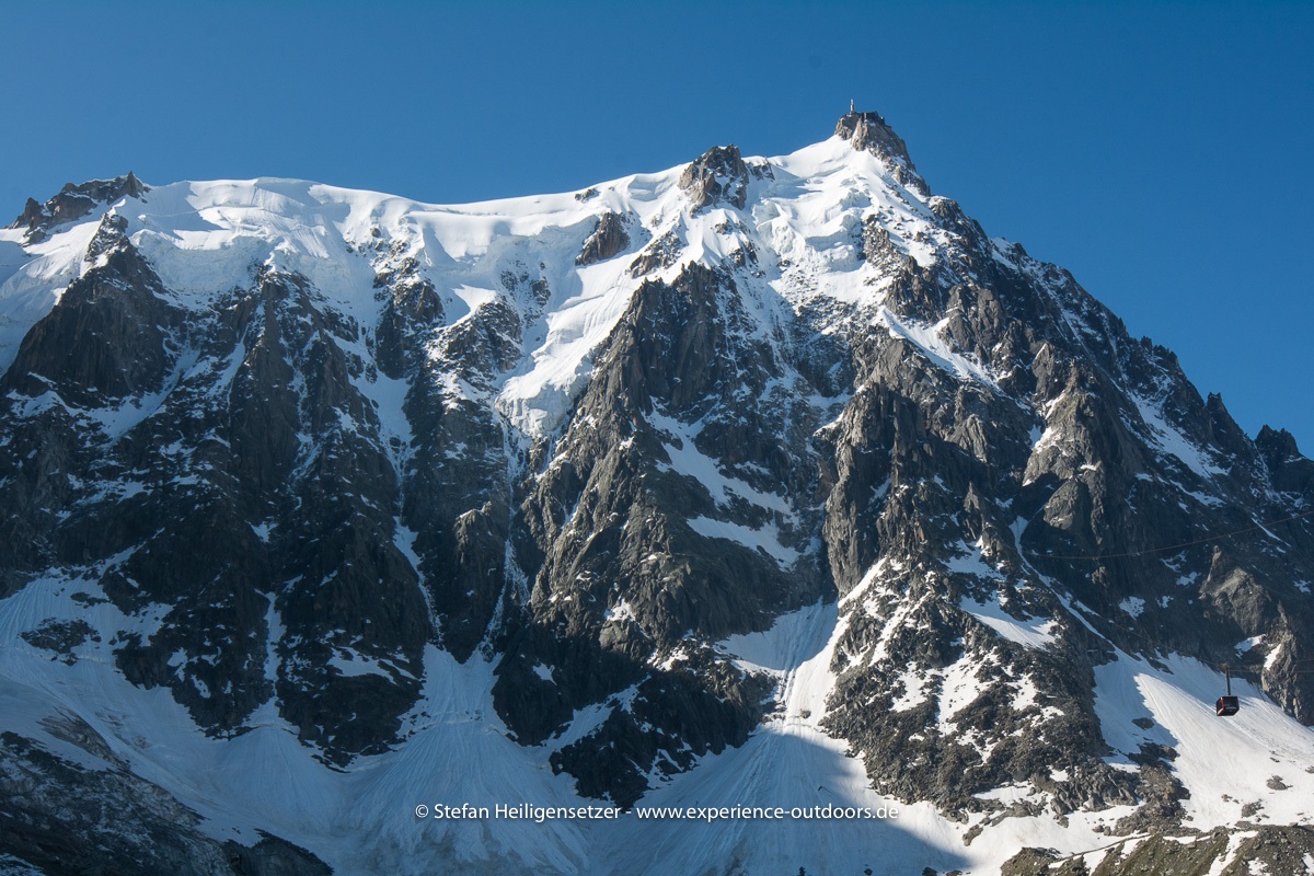 Frendopfeiler - in der Mitte des Bildes - die große Herausforderung der Woche