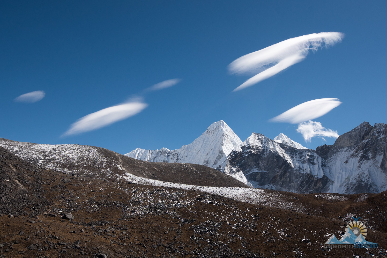 Wolkenstimmung beim Abstieg
